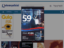 Tablet Screenshot of informepolicial.com